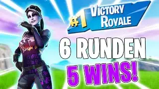 Die Sniper LEGENDE ist ZURÜCK! 😂😎 in 6 Runden 5 Wins geholt in Fortnite!