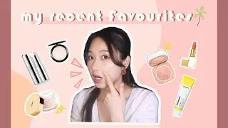 My Recent Favourites｜近期最愛美妝護膚品｜YSL超美碎粉｜奶茶色唇膏｜閃閃highlighters