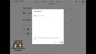Google Classroom: Add a Co-Teacher