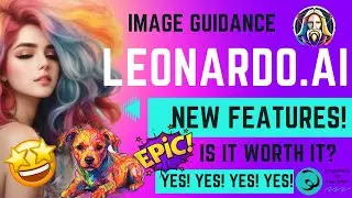 NEW!!! Use Image References in Leonardo | Image Guidance Leonardo AI | Style Content Edge Text Depth
