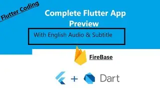 Preview Full Flutter App [English Audio & Subtitle],Firebase Flutter