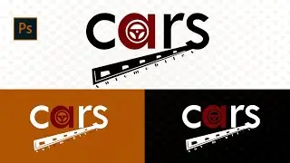 How to Make a Professional Cars typography Logo Design in Photoshop cc |   Photoshop tutorials |
