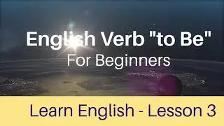 English Lesson 3 | English verb 