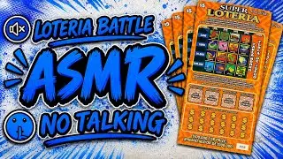 ASMR (no talking) 6x  Super Loteria vs. Loteria Azul (yesterday) Texas Lottery Scratchers 