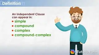 Independent Clause | Definition & Examples