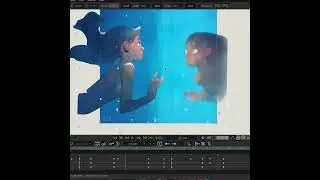 Our friend Pierre Gombaud rigged and animated this beautiful illustration created by Lois van Baarle