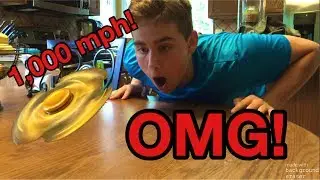 1000 MPH FIDGET SPINNER *ALMOST DIED*