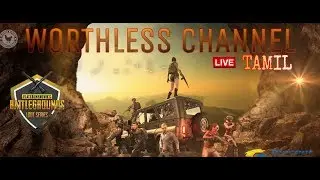 🛑 LIVE  PUBG DAY 4🔥 ROOM MATCH /WORTHLESS CHANNEL ☮️