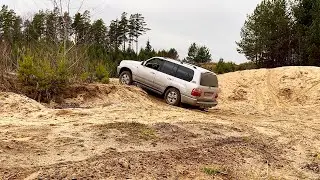 БЕЗДОРОЖЬЕ НА ЛЕГЕНДАРНОМ TOYOTA LAND CRUISER 100!ПЕСКИ. 