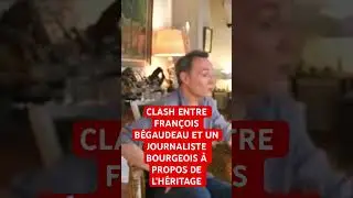 CLASH BETWEEN FRANÇOIS BÉGAUDEAU AND A BOURGEOIS JOURNALIST OVER THE INHERITANCE! 