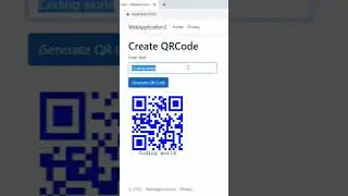 Generate QR code in ASP.NET Core
