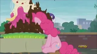 Pinkie Pie crying in ice cream