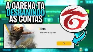 COMO RECUPERA SUA CONTA SUSPENSA NO FREE FIRE ( A GARENA TA DEVOLVENDO )!!!