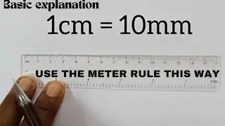 how to measure in  millimeters and centimeters in technical drawing
