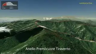 Anello - Premilcuore -  Tiravento ∆ hiking trails ∆ 3d-trail.com/italy/