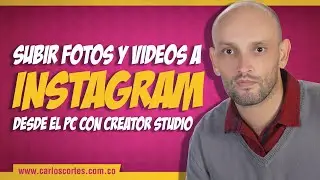 Publicar en Instagram desde la computadora (PC) con Creator Studio