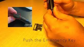 How to replace Prius smart key. 자동차 스마트키 수은전지 교체 (Prius 2010 2011 2012 2013 2014 2015 동일)