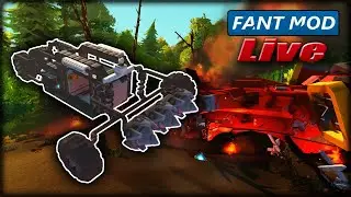 [ LIVE ] 🔴 Starting a Fantmod Custom Game in Scrap Mechanic ! (500Sub goal) !