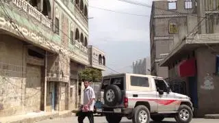 Yemen Life HD Motorcycle view Part2 اليمن - اب Ibb Streets
