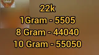 Today's Gold Rate ✅ 18kt/22kt/24kt price @peppermediatrends6489