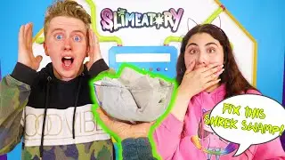 FIX THIS SLIME! with all the ingredients you want CHALLENGE! Slimeatory 