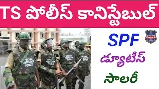 SPF Duties salary promotions information 2023#tslprb #constable #spf