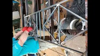 Делаем полукольца, холодная ковка.