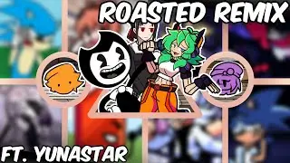 Roasted Remix, But every turn a Different character sings 🎤 (FNF RR BETADCIU) (Ft. ​@yunastar_⁠)
