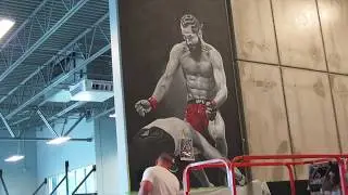 Time Lapse of Jorge Masvidal Mural