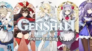Genshin Impact Ending 1 (CREDITLESS) | Ni-Sokkususu - Blade Dance