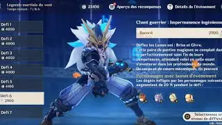 Genshin Impact : Légende Martiale Du Vent Round 6 [4000 points]