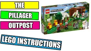 LEGO The Pillager Outpost INSTRUCTIONS - LEGO MINECRAFT 2020 - LEGO SET 21159