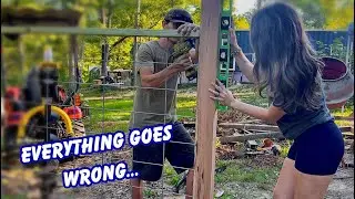 How Did This Even Happen?!...Self Milled Fence & Container Houses