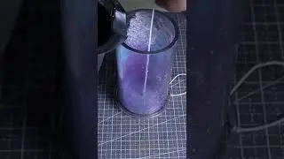 Shimmering Galaxy Candle💫✨Full Tutorial is live!  #diycandle #candlemaking