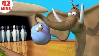 Gazoon | Elephant On A Roll | Funny Animals Cartoons by HooplaKidz TV