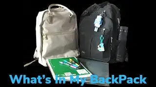 What’s In My BackPack!?