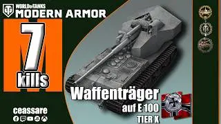 Waffenträger auf E 100 / WoT Modern Armor / PS5 Pro / Xbox Series X / 1080p60