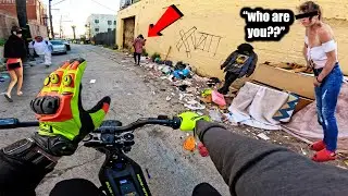 RIDING MY SURRON IN LA COMPTON GANG ZONES AND THINGS GOT WILD..