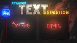 ADVANCED TEXT ANIMATION EFFECTS IN AFTER EFFECTS