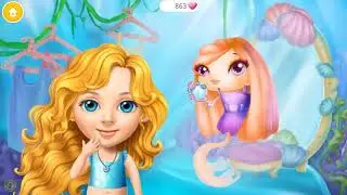 Sweet Baby Girl Mermaid Life Play Fun Cute Games For Girls-kids games for girls to play