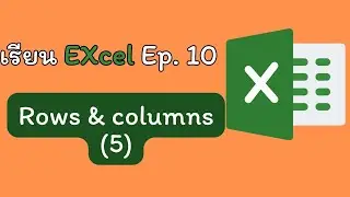 เรียน Excel Ep.10 Rows & columns (5)  #excel