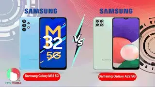 Samsung Galaxy A22 5G vs Samsung Galaxy M32 5Gfull Comparison ||  #infomobile