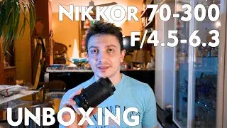 Nikkor 70-300mm f/4.5-6.3 - Teleobiettivo Zoom - Unboxing Ita