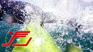 iFLY15 high performance racing // breathtaking speed runs // foiling gybes // Foil Catamaran Review