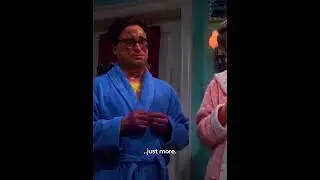 They sure did it. one of the funniest moments between them 😄 The big band theory #shorts #tbbt