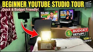 BEGINNER YouTube Studio Tour 🎬 Quick & Budget Friendly!