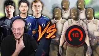 4 Pros vs Faceit level 10 Players