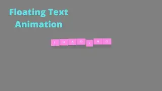 Floating Text Animation With Html And CSS