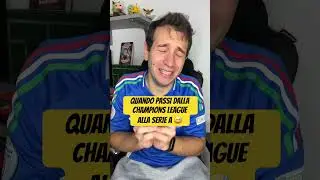FANS FROM THE CHAMPIONS LEAGUE TO SERIE A 😅