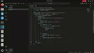 Prime Number Checker in JavaScript (Node.js) Without Sound